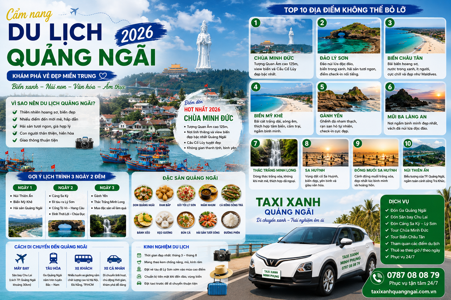 Du Lịch Quảng Ngãi 2026 - Top Địa Điểm Đẹp Và Kinh Nghiệm Hữu Ích